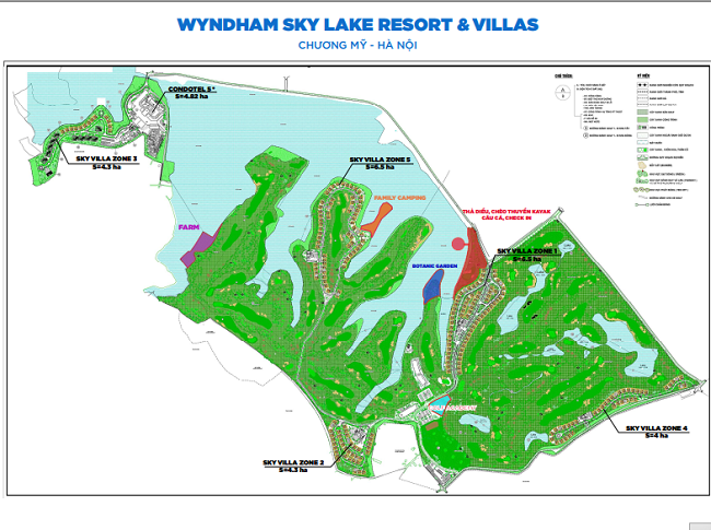 tit Mặt Bằng Wyndham Sky Lake Resort & Villas
