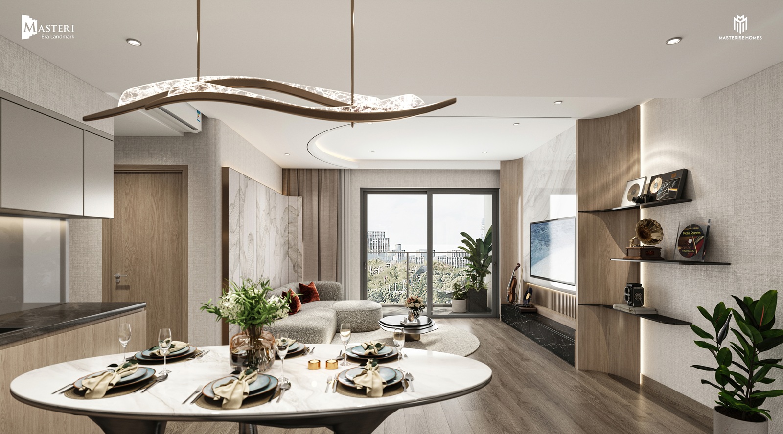 Các căn hộ được thiết cực kỳ sang trọng và tinh tế hiện đại